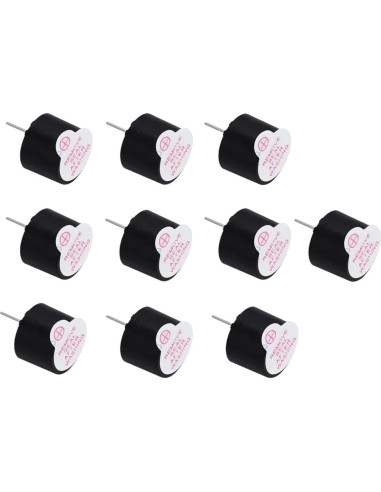 Zumbador Activo Magnético 3V 5V 12V NINKAHURITYS 10 Pcs