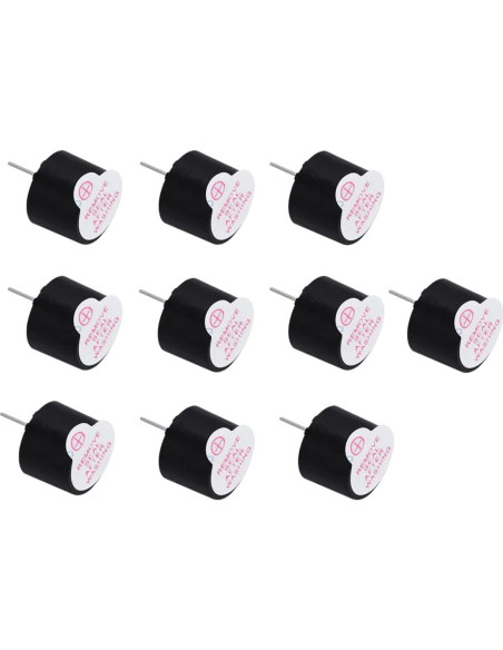 Zumbador Activo Magnético 3V 5V 12V NINKAHURITYS 10 Pcs