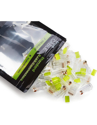 Conectores RJ45 Cat6/6A trueCABLE UTP 20 Piezas