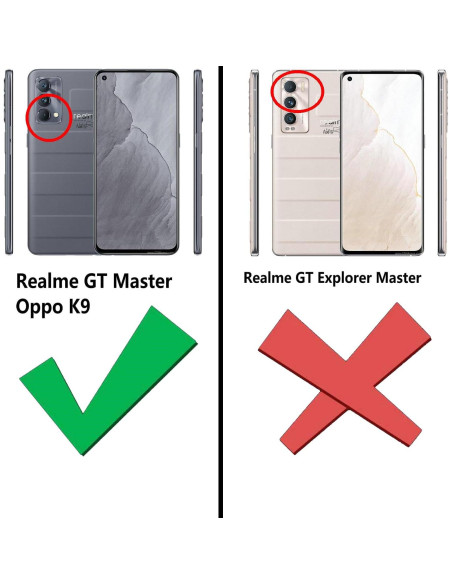 Funda Bumper Silklike Verde para Oppo K9/Realme GT Master