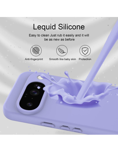 Funda de Silicona Google Pixel 10 - Duradera y Elegante, Púrpura