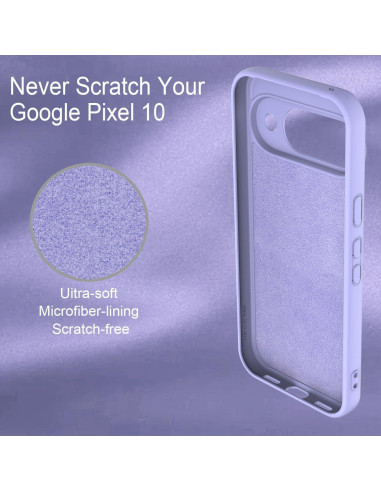 Funda de Silicona Google Pixel 10 - Duradera y Elegante, Púrpura