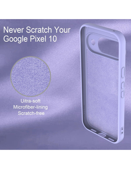 Funda de Silicona Google Pixel 10 - Duradera y Elegante, Púrpura