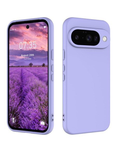 Funda de Silicona Google Pixel 10 - Duradera y Elegante, Púrpura