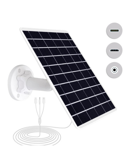 Panel Solar 8W DFTIM con Batería 13200mAh para Cámara