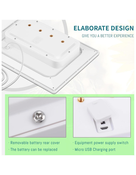 Panel Solar 8W DFTIM con Batería 13200mAh para Cámara