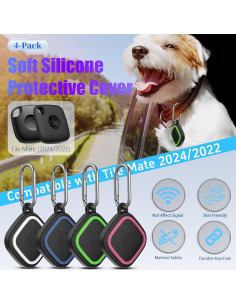 Funda Protectora de Silicona para Tile Mate 2024 - Paquete de 4 Colores 2