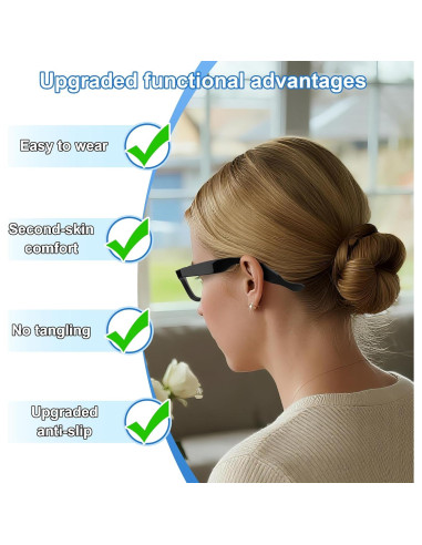 Cojín para Orejas HiBloks para Ray-Ban Meta Gen 2 - Silicona Antideslizante