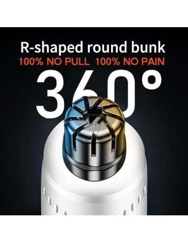 Recortador de Vello Nasal Acavado USB Recargable IPX7