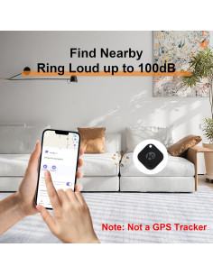 Rastreador Bluetooth KZO Air Tag Mejorado 2025 - Paquete de 4 2