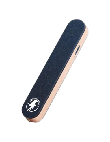 Encendedor Eléctrico Recargable ILLUMICHARGE Negro Mate/Oro Rosa