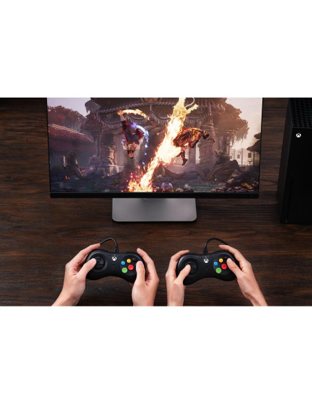 Controlador con cable 8Bitdo M30 para Xbox y Windows - Licencia oficial