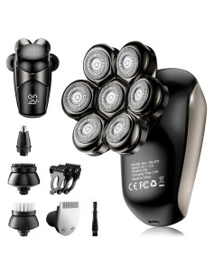 Afeitadora Eléctrica 5 en 1 SHPAVVER MS-672 IPX7 para Hombres