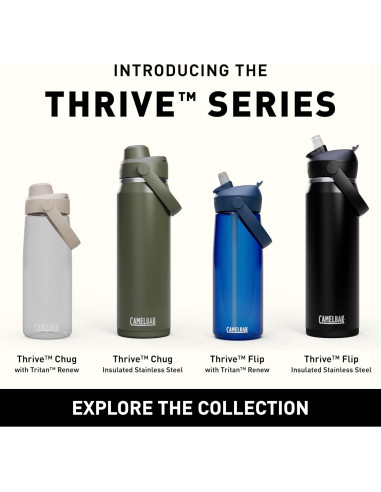 Botella Deportiva CamelBak Thrive Flip Straw 20oz Cove