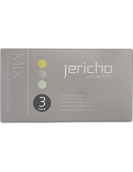 Paquete de Jabones de Mar Muerto Jericho - 3 Jabones 125g