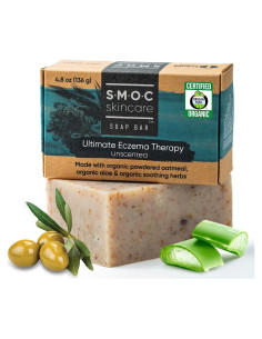 Jabón Orgánico para Eczema Maximum Organic 136g - Sin Fragancia