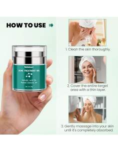 Crema Tratamiento Acné Bablabear 30g 2% Ácido Salicílico 2