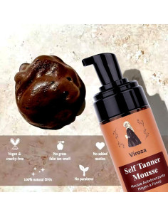 Mousse Autobronceador Viroza 200ml - Tono Medio a Oscuro Vegano 2