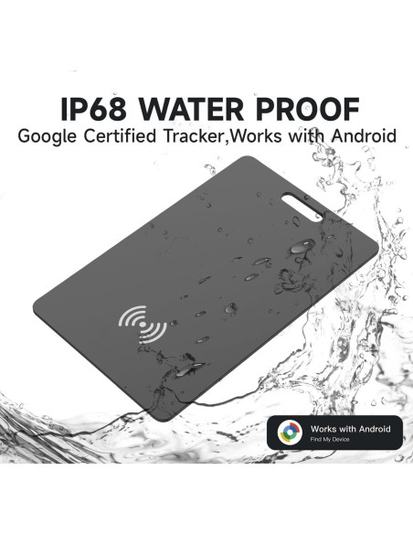 Rastreador Bluetooth GLOBELEC para Cartera IP68 Recargable