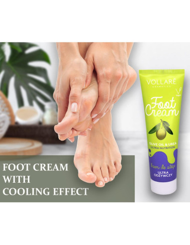 Crema para Pies Secos y Agrietados Vollare 100g - Urea y Aceite de Oliva
