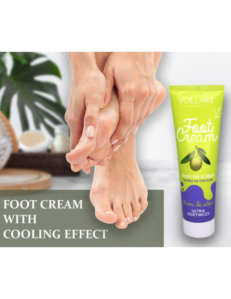 Crema para Pies Secos y Agrietados Vollare 100g - Urea y Aceite de Oliva