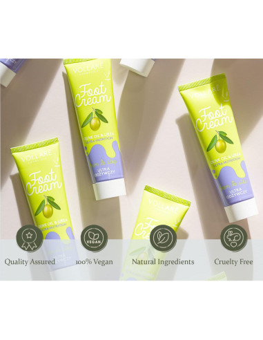 Crema para Pies Secos y Agrietados Vollare 100g - Urea y Aceite de Oliva