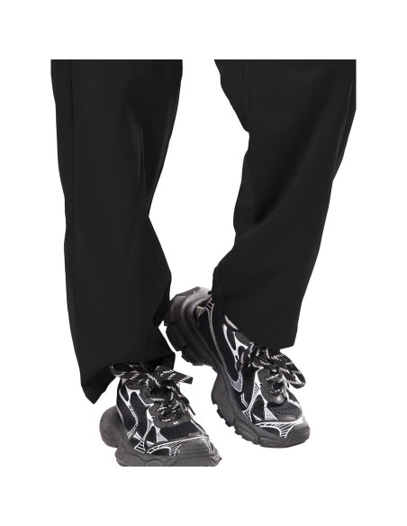 Pantalones de Scrubs para Mujeres Reinwaete, Negro, Talla Grande