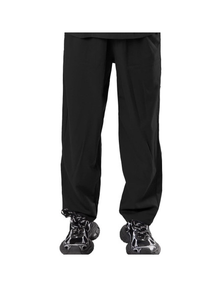 Pantalones de Scrubs para Mujeres Reinwaete, Negro, Talla Grande
