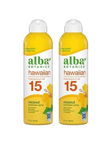Spray Protector Solar SPF 15 Nutri Coco Hawaiano 2x148.83ml