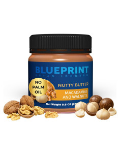 Mantequilla de Nuez de Macadamia Chunky Blueprint 248g - Keto, Vegano