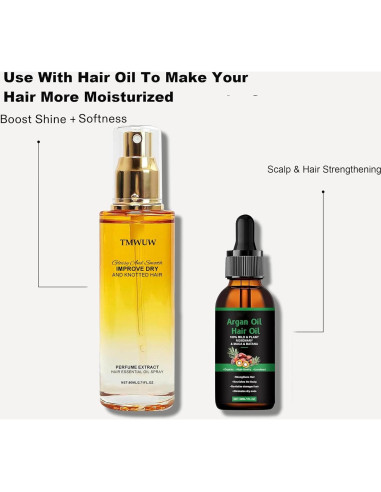 Spray Acondicionador Sin Enjuague TMWUW 80.5 ml - Aceite de Jojoba y Karité