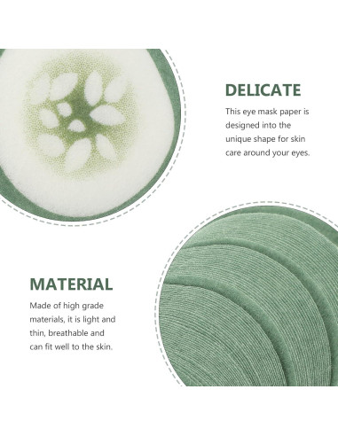 100 Almohadillas Frías para Ojos Hidratantes Cuidado de la Piel