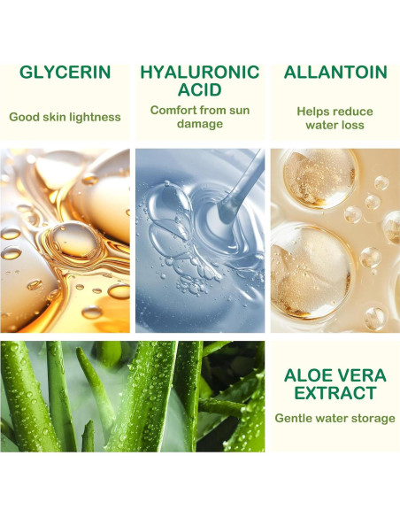 Set de 16 Gel de Aloe Vera Orgánico 30g - Hidratante Facial y Corporal