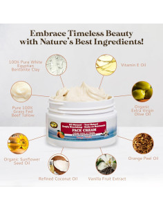 Crema Facial Amish Farms 50g - Hidratante Natural con Aceites 2