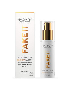 Suero Autobronceador Facial MÁDARA 30ml - Bronceado Natural Vegano