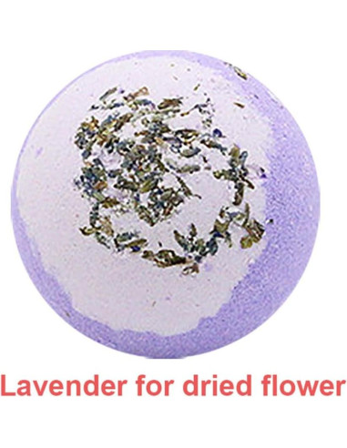 Bolas de Sal de Baño KASTU con Flores Secas y Lavanda 100g