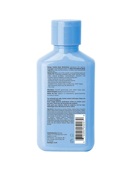 Loción Corporal Hempz Ocean Breeze 66.5 ml - Hidratante Natural
