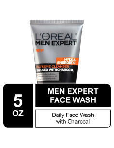 Limpiador Facial Hidra Energético L'Oreal Paris 148 ml Carbón