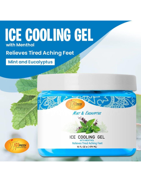 Gel de Enfriamiento SPA REDI 453.6 g - Menta y Eucalipto
