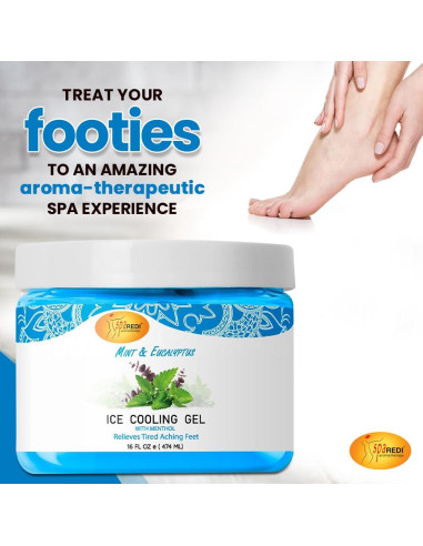 Gel de Enfriamiento SPA REDI 453.6 g - Menta y Eucalipto