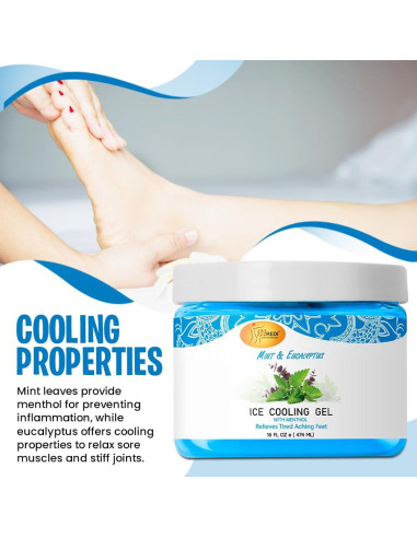 Gel de Enfriamiento SPA REDI 453.6 g - Menta y Eucalipto