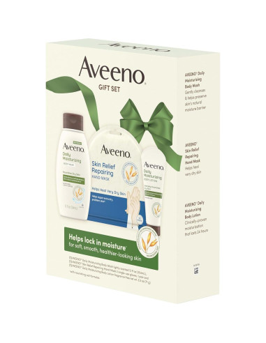 Set de Regalo Hidratación Diaria Aveeno - 3 Piezas Sin Fragancia