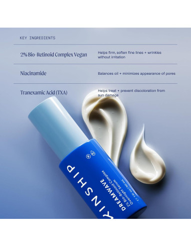 Suero Nocturno Hidratante Kinship Dream Wave 2% Bio-Retinoide 28g