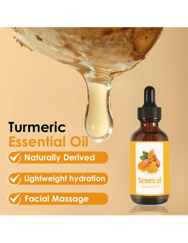 Juego de Cuidado Facial QVKZL - 4 Piezas con Cúrcuma