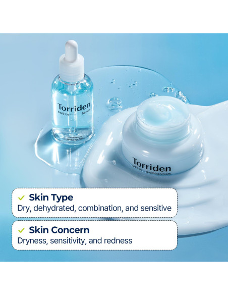 Set de Cuidado Facial Torriden DIVE IN 50ml Suero + 100ml Crema