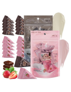 Set de Máscaras Faciales Exfoliantes ZJRUI - Leche de Fresa y Chocolate Caliente