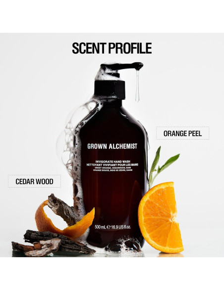 Jabón de Manos Revitalizante Grown Alchemist 300ml - Hidratante con Aloe y Aceites Esenciales