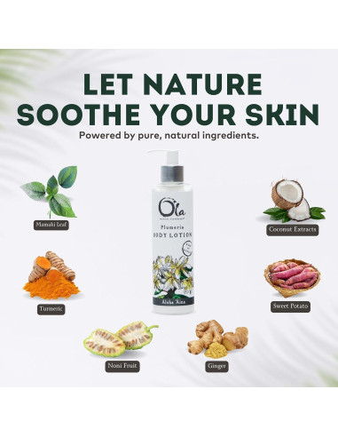 Loción Corporal Ola Tropical Apothecary Plumeria 250 ml Orgánica
