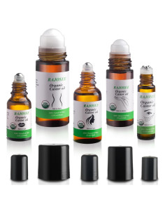 Set de 5 Piezas de Aceite de Ricino Orgánico Rajosee 100ml