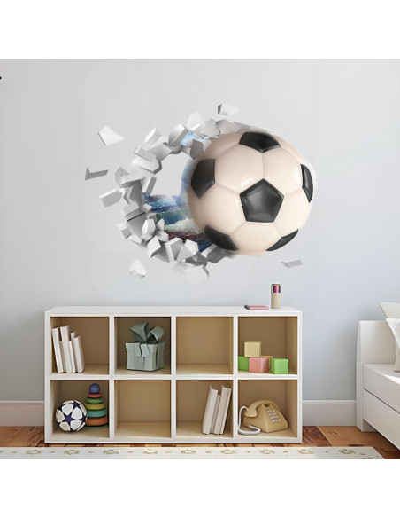 Calcomanías de Pared de Fútbol CEYAZYE 75x70cm Vinilo 3D Calcomanías de Pared de Fútbol CEYAZYE 75x70cm Vinilo 3D